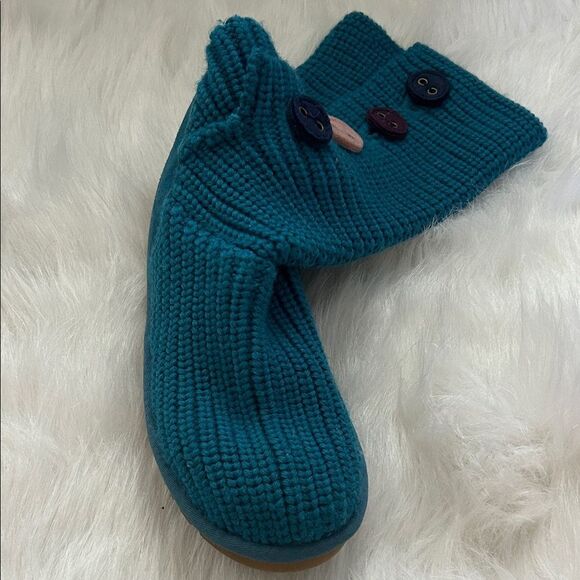 UGG 1967 CARDY BLUE SWEATER KNIT size 4 - Picture 3 of 5